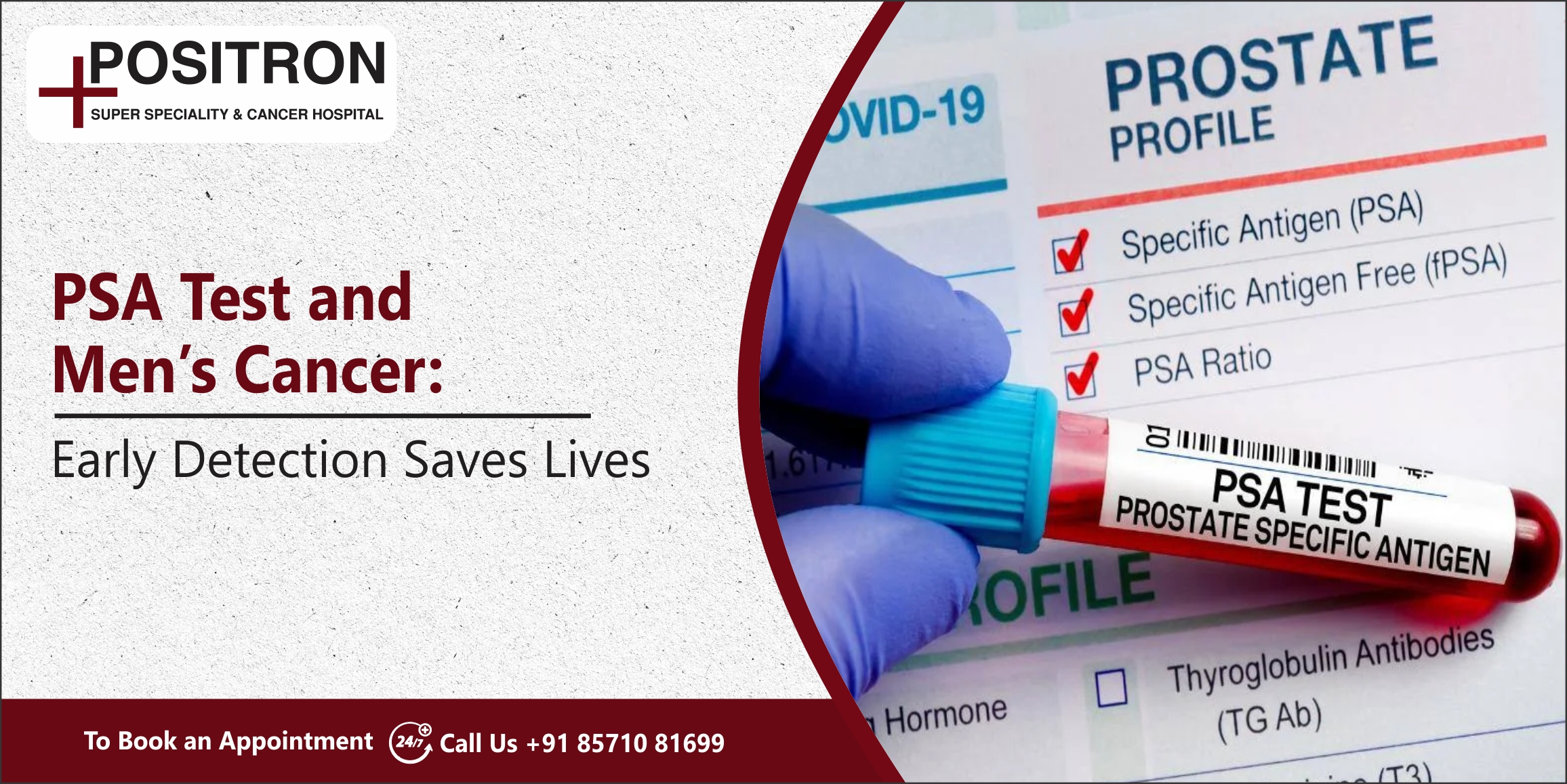 PSA Test and Men's Cancer: Early Detection Saves Lives